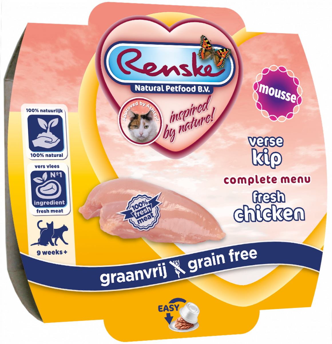 Renske Cat fresh meat chicken – świeże mięso kurczaka 100 g