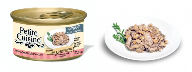 Petite Cuisine - Filety z tuńczyka i krewetki (85 g)