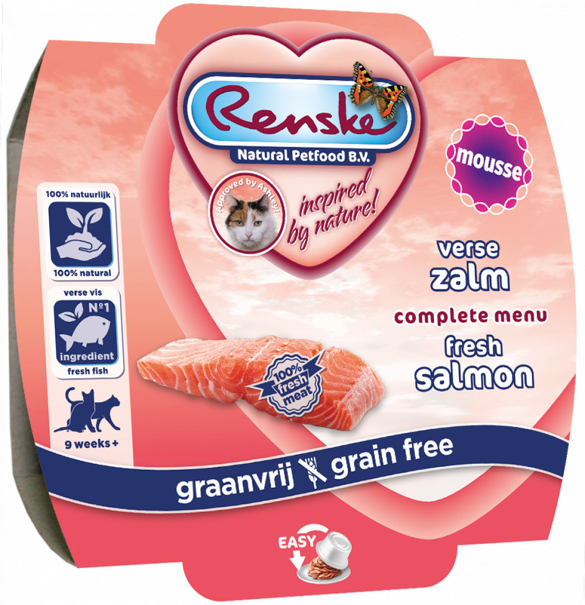 Renske Cat fresh salmon – świeży łosoś 100 g