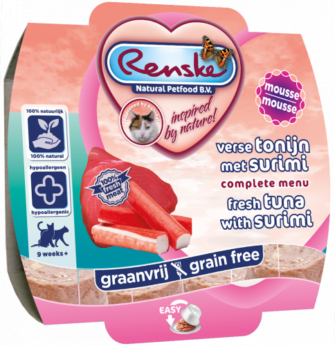Renske Cat fresh tuna with surimi – świezy tuńczyk z surimi 100 g